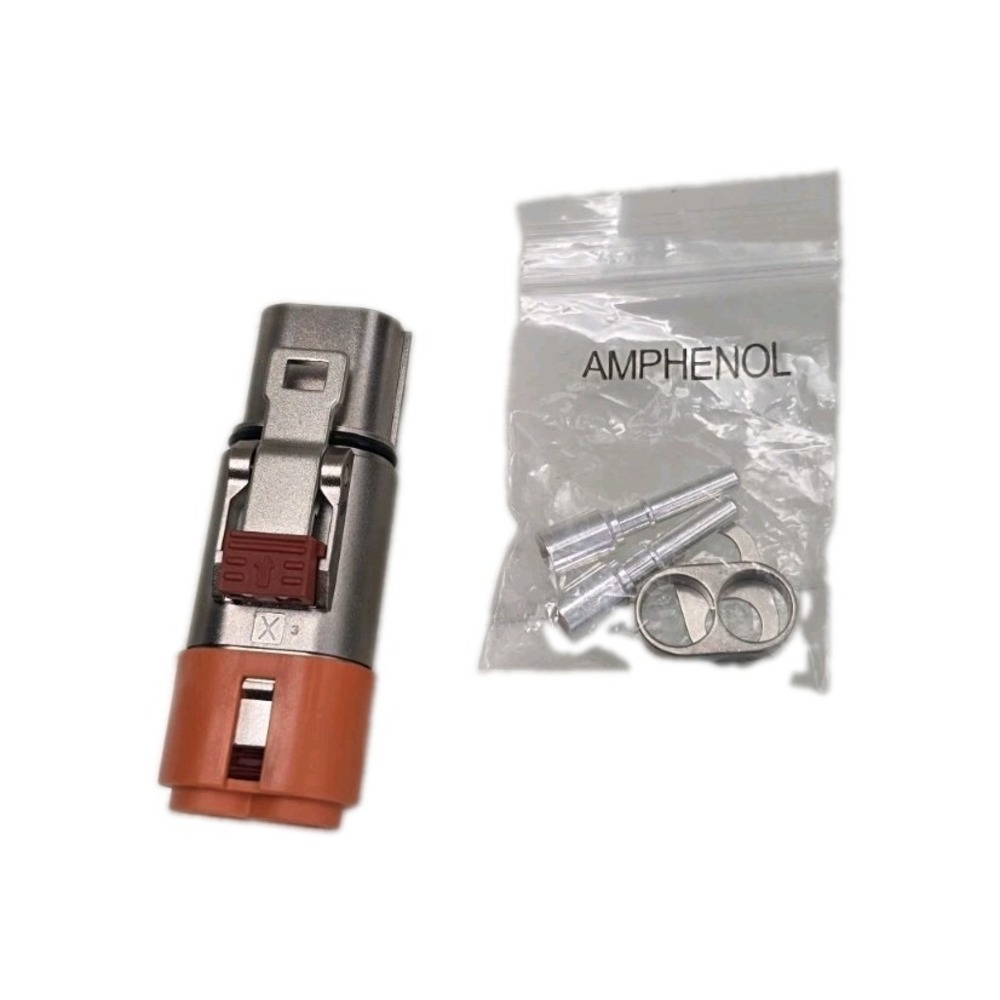 7 NEW FIT FOR AMPHENOL 2-pin connector PL182X-61-10 4.OMM POWERLOK 2 WAY PLUG...